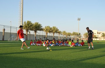 Academy training for players 3-18 years 