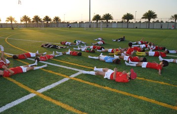 Yoga sessions and Daman healthy eating talks to keep our academy player's fit and healthy for the season’ 